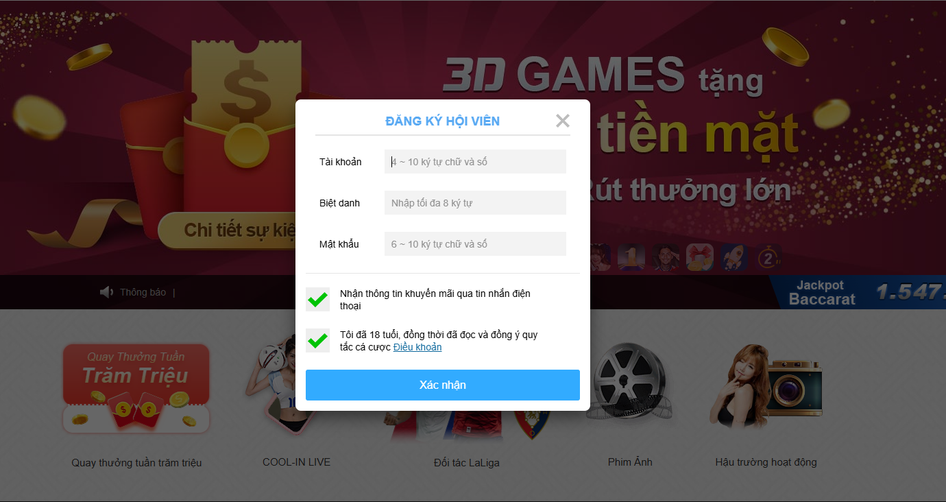 Giao diện trang chủ Kubet với nút đăng ký Kubet nhanh chóng, hỗ trợ người chơi tạo tài khoản chỉ trong 1 phút