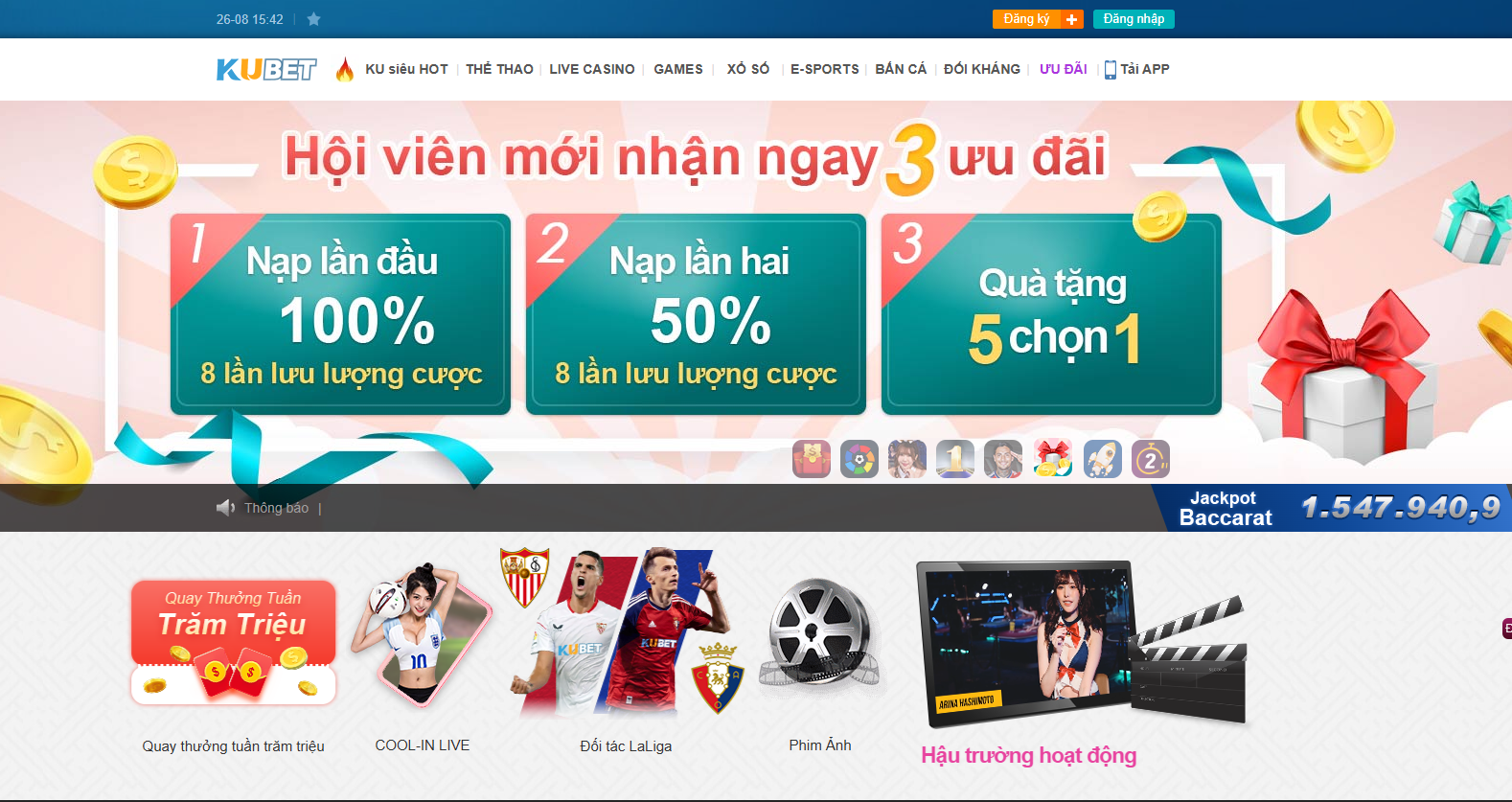 Người chơi đăng nhập Kubet để tham gia thế giới giải trí cá cược sôi động