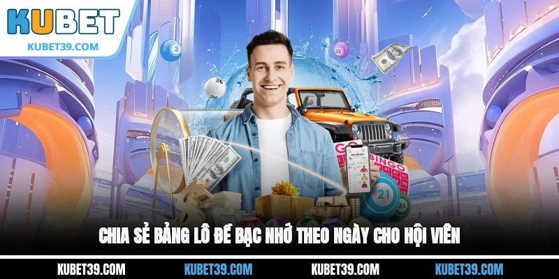 Chia sẻ bảng lô đề bạc nhớ theo ngày cho hội viên